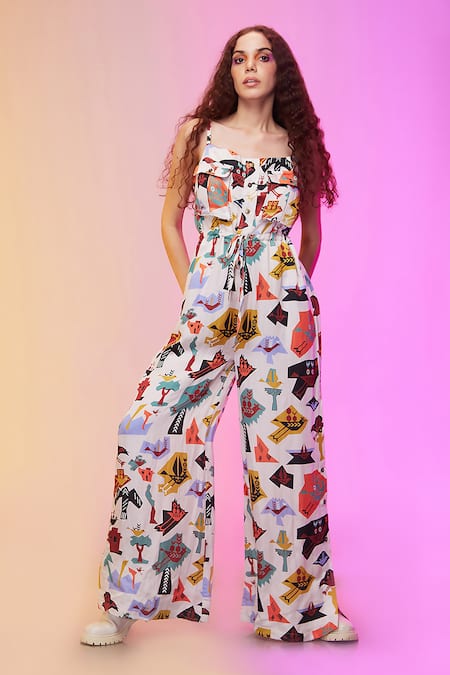 Tribal print hot sale jumpsuit