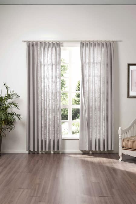 Throwpillow Light Plain Curtains - Set of 2 