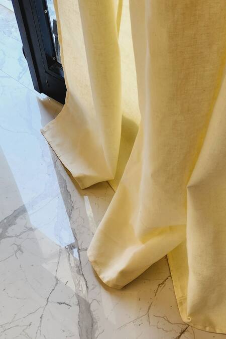 Buy Throwpillow Beige Polyester Plain Neutral Solid Curtains - Set Of 2 Online at Aza Fashions Buy_Throwpillow_Beige Polyester Plain Neutral Solid Curtains - Set Of 2_Online_at_Aza_Fashions