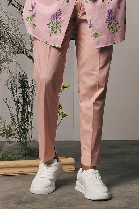 Project Bandi Pink Linen, Satin Embroidery Rose Print Sleeveless Bundi Online at Aza Fashions Project Bandi_Pink Linen, Satin Embroidery Rose Print Sleeveless Bundi _Online_at_Aza_Fashions