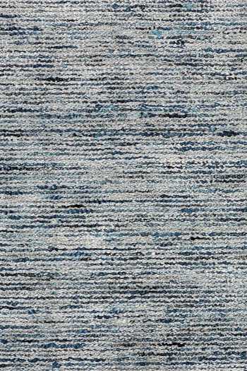 Buy_Kaleen India_Blue 40% Wool And 60% Viscose Hand Woven Ambient Abstract Pattern Rug