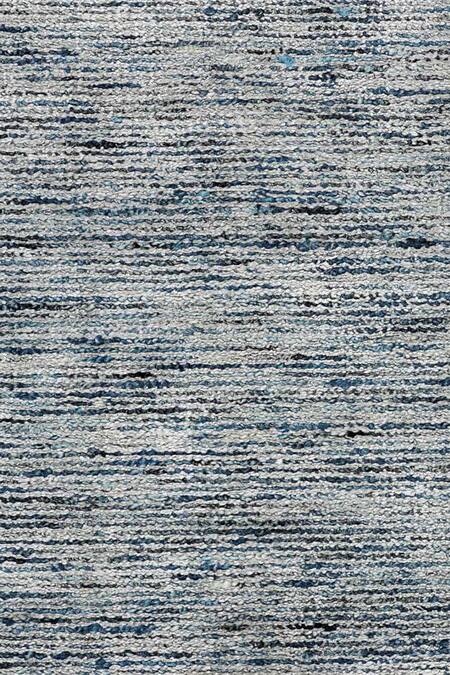 Buy_Kaleen India_Blue 40% Wool And 60% Viscose Hand Woven Ambient Oval Shaped Rug