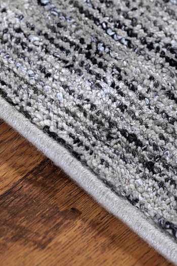 Kaleen India Brown 40% Wool And 60% Viscose Hand Woven Rectangle Shaped Abstract Pattern Rug Online at Aza Fashions Kaleen India_Brown 40% Wool And 60% Viscose Hand Woven Rectangle Shaped Abstract Pattern Rug_Online_at_Aza_Fashions