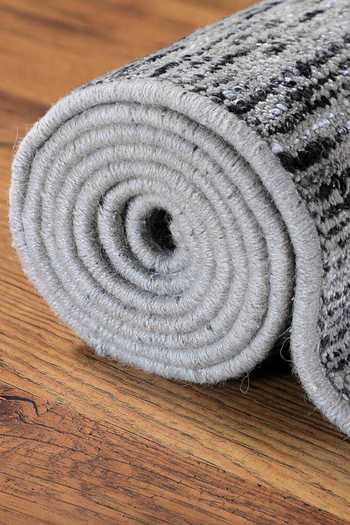 Shop Kaleen India Brown 40% Wool And 60% Viscose Hand Woven Rectangle Shaped Abstract Pattern Rug Online at Aza Fashions Shop_Kaleen India_Brown 40% Wool And 60% Viscose Hand Woven Rectangle Shaped Abstract Pattern Rug_Online_at_Aza_Fashions