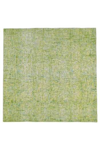 Kaleen India_Green 100% Wool Hand Tufted Square Shaped Rug_at_Aza_Fashions