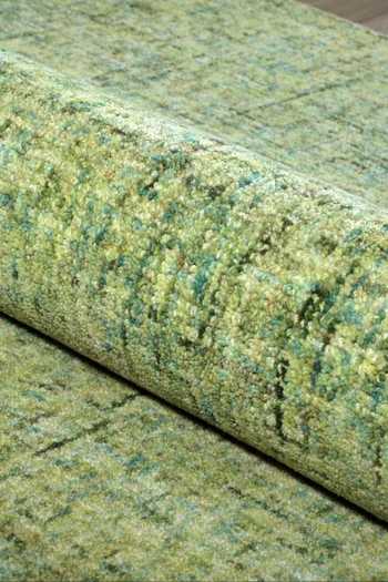Buy_Kaleen India_Green 100% Wool Hand Tufted Square Shaped Rug