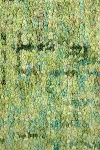 Shop_Kaleen India_Green 100% Wool Hand Tufted Square Shaped Rug