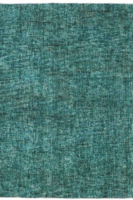 Shop_Kaleen India_Blue 100% Wool Hand Tufted Square Shaped Rug_Online_at_Aza_Fashions