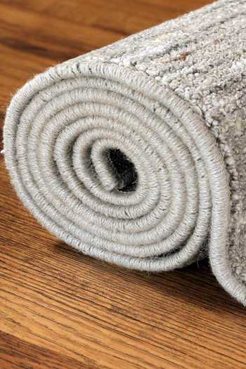 Kaleen India Cream 40% Wool, 60% Viscose Hand Woven Ambient Octagon Shaped Rug Online at Aza Fashions Kaleen India_Cream 40% Wool, 60% Viscose Hand Woven Ambient Octagon Shaped Rug_Online_at_Aza_Fashions
