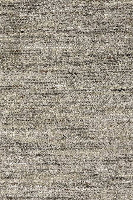 Kaleen India_Cream 40% Wool, 60% Viscose Hand Woven Ambient Round Shaped Rug_at_Aza_Fashions