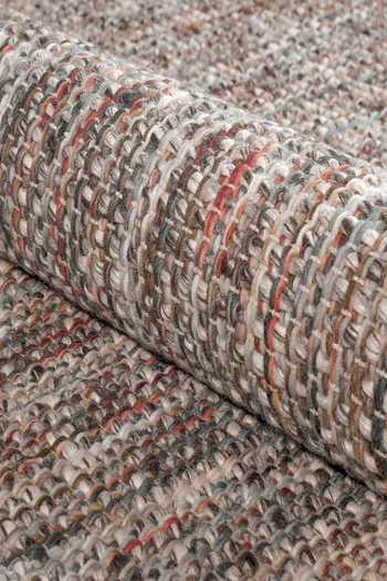 Buy_Kaleen India_Multi Color 100% Wool Hand Woven Aura Checkered Rectangle Shaped Rug