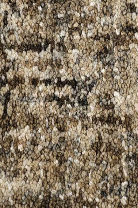 Kaleen India_Brown 100% Wool Hand Tufted Octagon Shaped Rug_at_Aza_Fashions