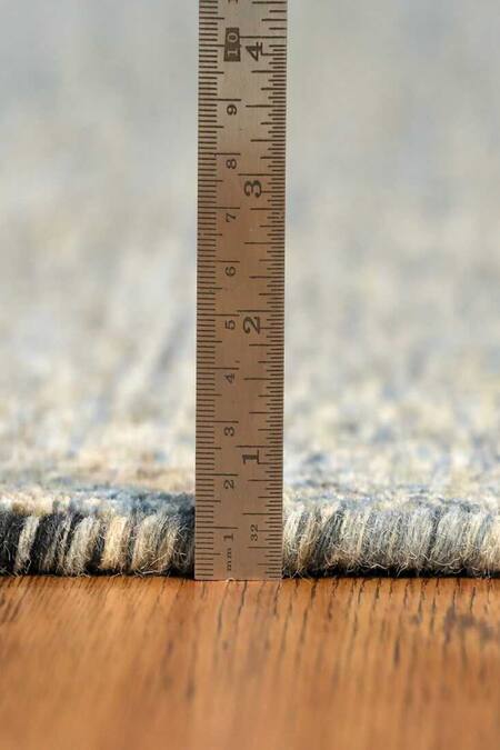 Buy_Kaleen India_Blue 100% Wool Hand Tufted Oval Shaped Rug