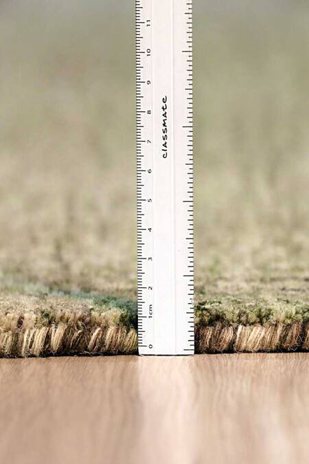 Shop_Kaleen India_Green 100% Wool Hand Tufted Abstract Pattern Basil Octagon Rug