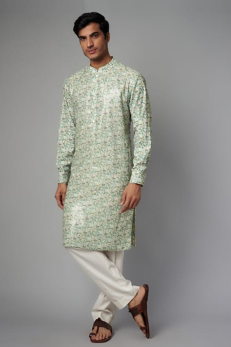 Rabani & Rakha Embroidered Kurta & Pant Set 