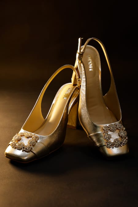 Oroh Sugilite Stone Embellished Sandal 