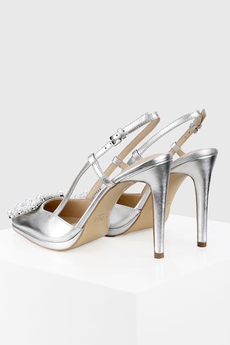 CASS 95 | Silver and Gold Liquid Metal Leather Pumps | New Collection | JIMMY  CHOO