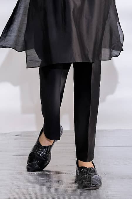 Buy Jubinav Chadha Black Cotton, Silk, Satin Pearls Embroidered Bundi And Kurta Set Online at Aza Fashions Buy_Jubinav Chadha_Black Cotton, Silk, Satin Pearls Embroidered Bundi And Kurta Set _Online_at_Aza_Fashions