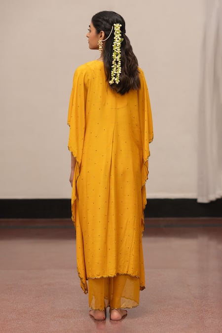 Mimamsaa Malti Embroidered Kaftan & Pant Set 