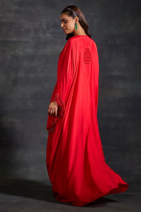 House of Exotique Placement Tonal Embellished Kaftan 
