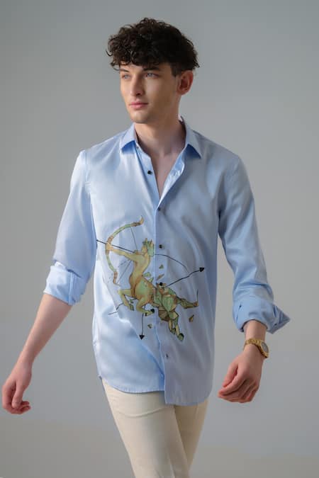 Amrit Dawani Archer Hand Paint Shirt 
