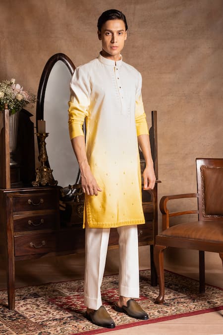 Amrit Dawani Ombre Effect Kurta With Pant 