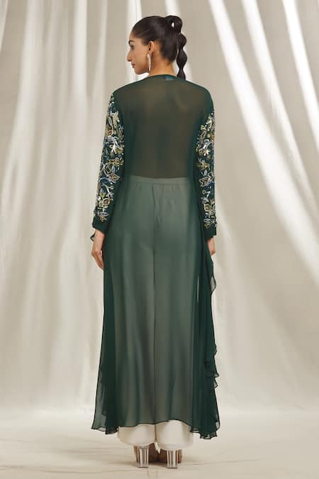 Shivani Awasty Crystal Embellished High Low Tunic 