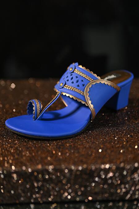 Blue and outlet gold heels