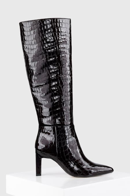 Womens 18cm High Heels Knee High Boots Lace Up Heelless Ballet Boots Shoes  Clubs | eBay