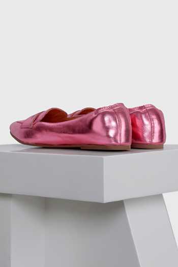 Shop_Oroh_Pink Mahon Leather Ballerina_Online_at_Aza_Fashions