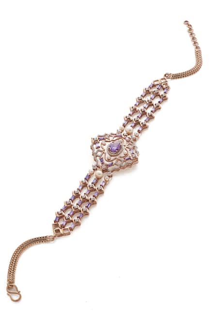 Janvi Sachdeva Design Semi Precious Stones Embellished Choker 