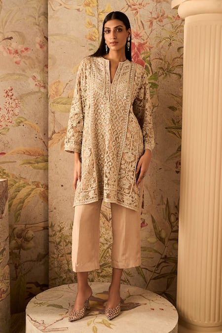 Ridhi Mehra Showcase Sequin Embroidered Kurta & Pant Set 