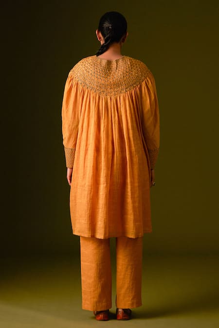 Aurul Zari Thread Embroidered Kurta With Pant 