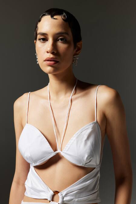 Buy The Iaso White Cotton Satin Sweetheart Neck Nola Swan Strappy Maxi Dress Online at Aza Fashions Buy_The Iaso_White Cotton Satin Sweetheart Neck Nola Swan Strappy Maxi Dress _Online_at_Aza_Fashions