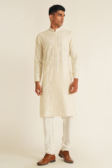 Dhruv Vaish Thread Embroidered Kurta Set 