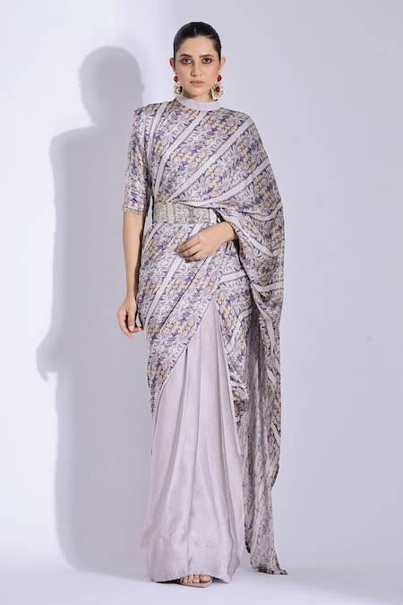 Buy Sea Green Sarees for Women by CLEMIRA Online | Ajio.com