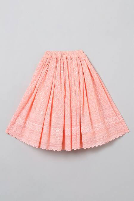 Shop Byb Premium Pink Georgette Sequins, Embroidery Blouse Lehenga Set Online at Aza Fashions Shop_Byb Premium_Pink Georgette Sequins, Embroidery Blouse Lehenga Set_Online_at_Aza_Fashions