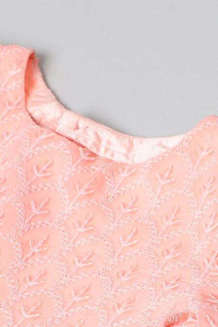 Byb Premium Pink Georgette Sequins, Embroidery Blouse Lehenga Set at Aza Fashions Byb Premium_Pink Georgette Sequins, Embroidery Blouse Lehenga Set_at_Aza_Fashions