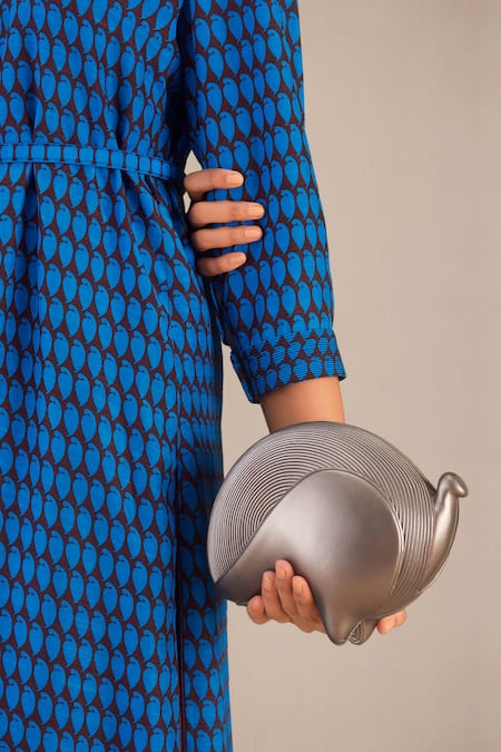 AMPM Nazma Metallic Clutch 