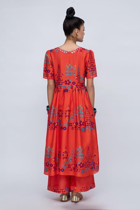 Lila Genelia Printed Kurta Pant Set 