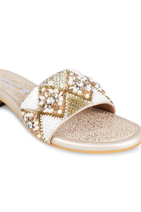 Shop_Kaltheos_Gold Embellished Cynthia Bead Block Heels