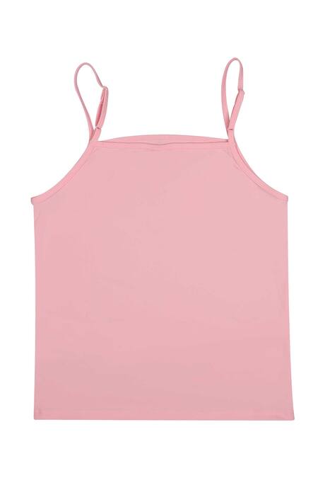 Buy Stella Rossa By Les Petits Pink Cotton Dreamer Crop Top With Inner Online at Aza Fashions Buy_Stella Rossa By Les Petits_Pink Cotton Dreamer Crop Top With Inner_Online_at_Aza_Fashions