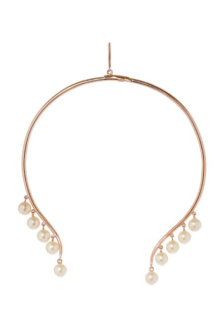Itrana Pearl Studded Necklace 