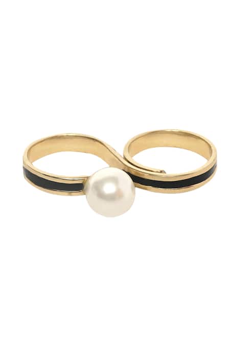 Buy CEYLONMINE-Sterling Silver Ring Pearl Gemstone Best Quailty 2.00 Ratti  Designer Ring Online - Get 66% Off