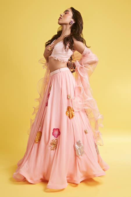 Surily G Beads Hand Embroidered Blouse 