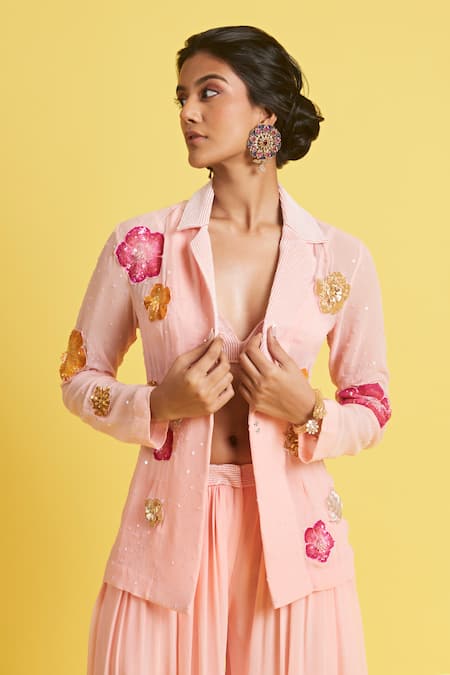 Surily G Hand Embroidered Blazer 