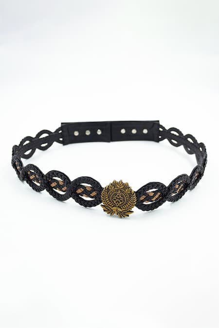 S&N by Shantnu Nikhil Handcrafted Braided Belt 