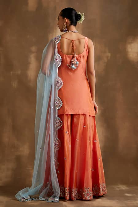 Niamh By Kriti Gota Embroidered Kurta Sharara Set 
