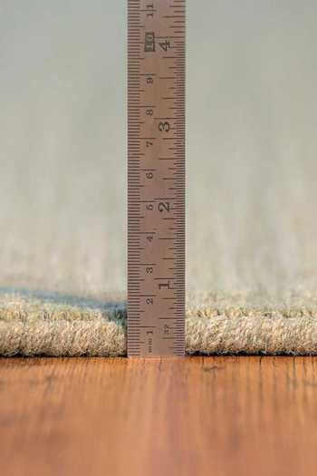 Shop_Kaleen India_Green 60% Wool And 40% Jute Handwoven Stripe Pattern Mood Oval Rug