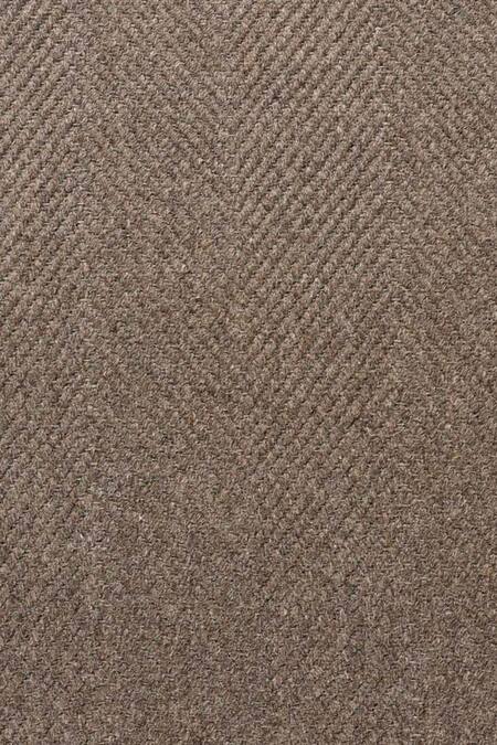 Shop_Kaleen India_Brown 85% Wool And 15% Jute Handwoven Chevron Pattern Mood Octagon Rug